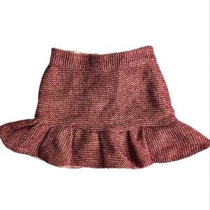 Janie and Jack Cranberry Bouclé Skirt NWT 2T